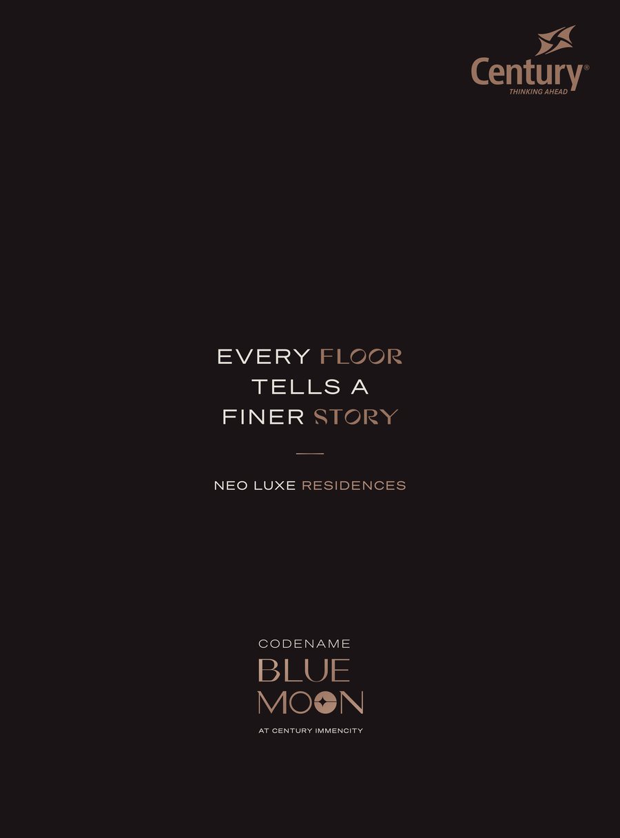 Cover of the Codename Blue Moon 3 BHK floor plan book