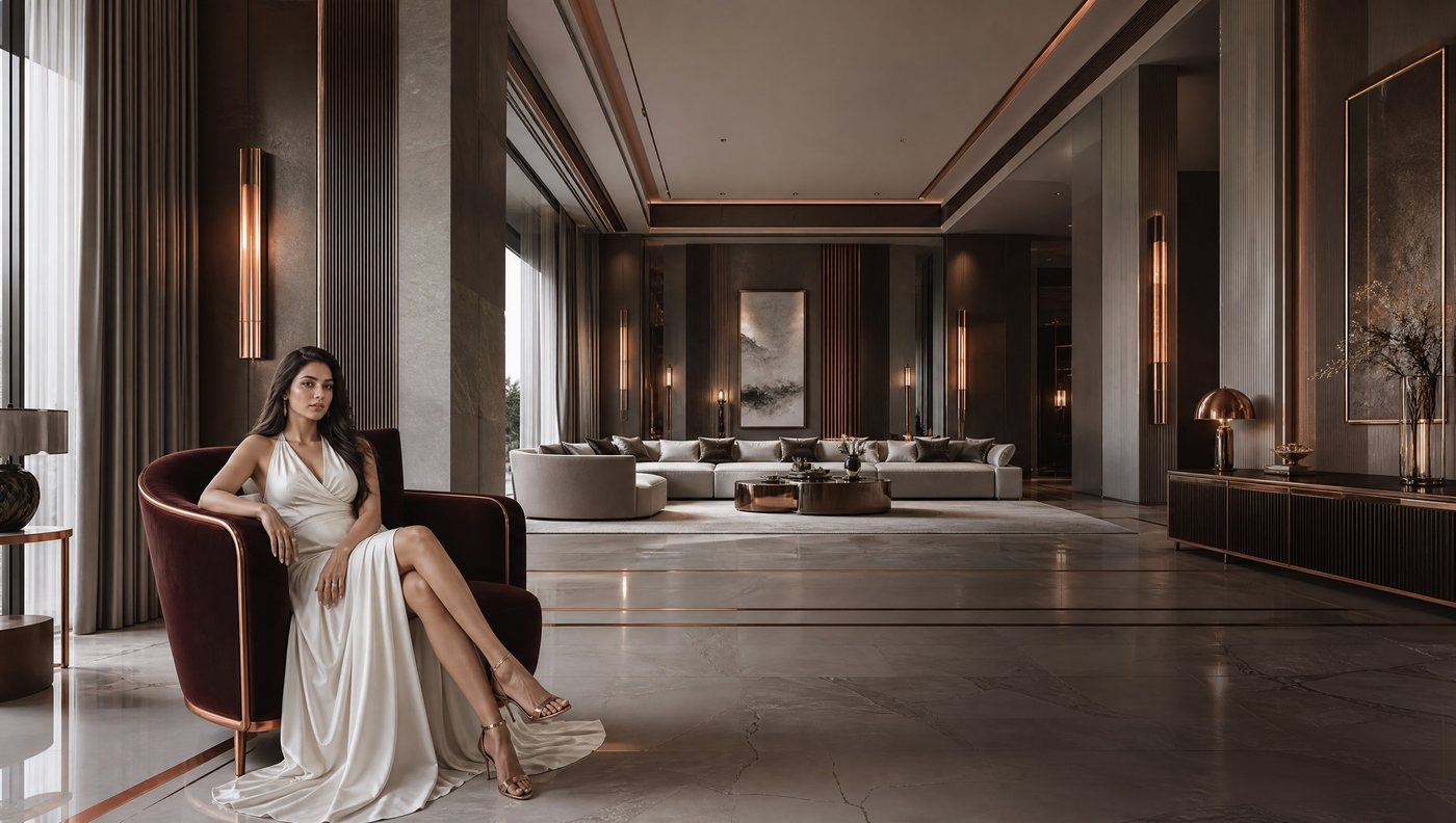 A Century Astoria style living room, representative image